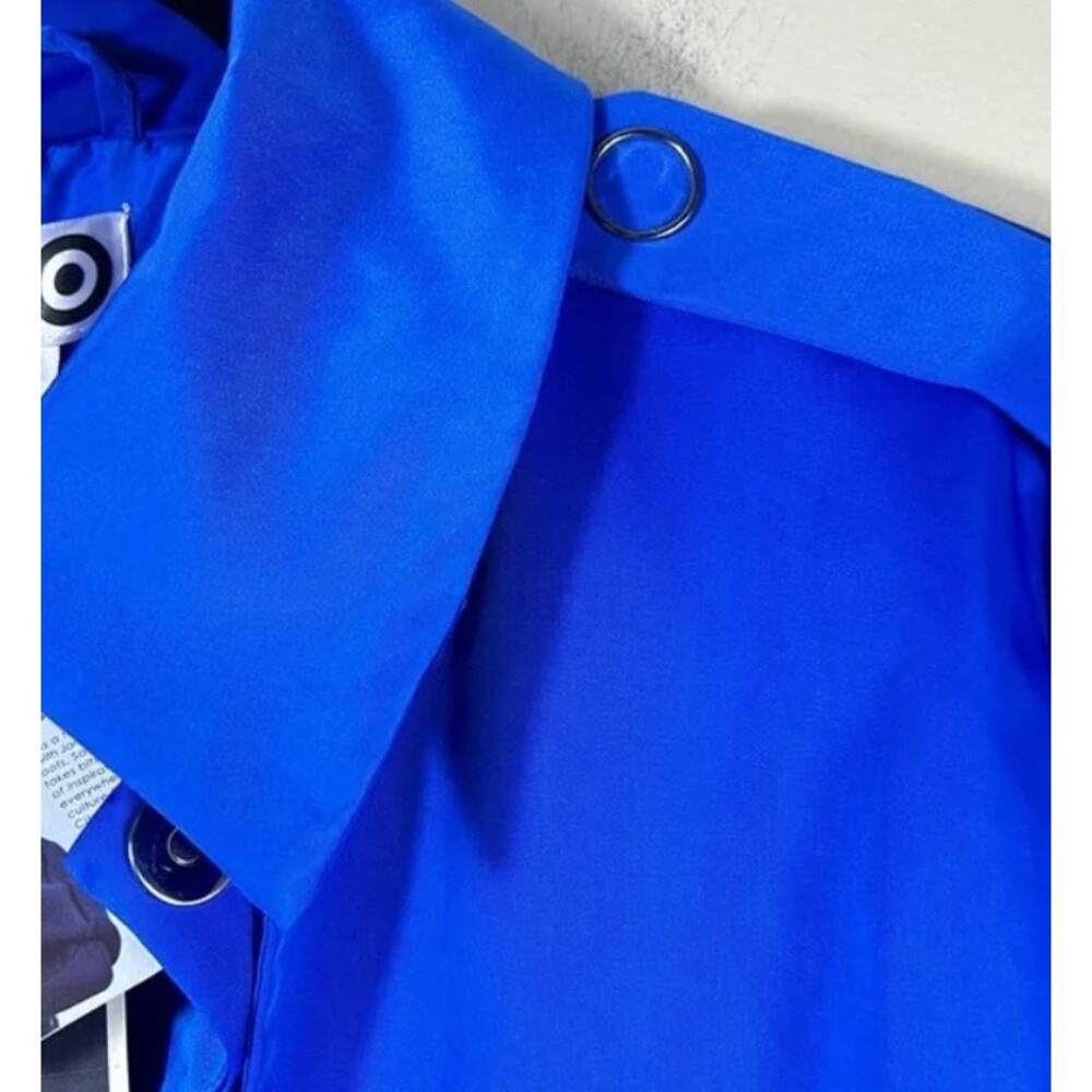 Black History Month Sammy B Target Adult Cropped Jacket Royal Blue Size M NWOT